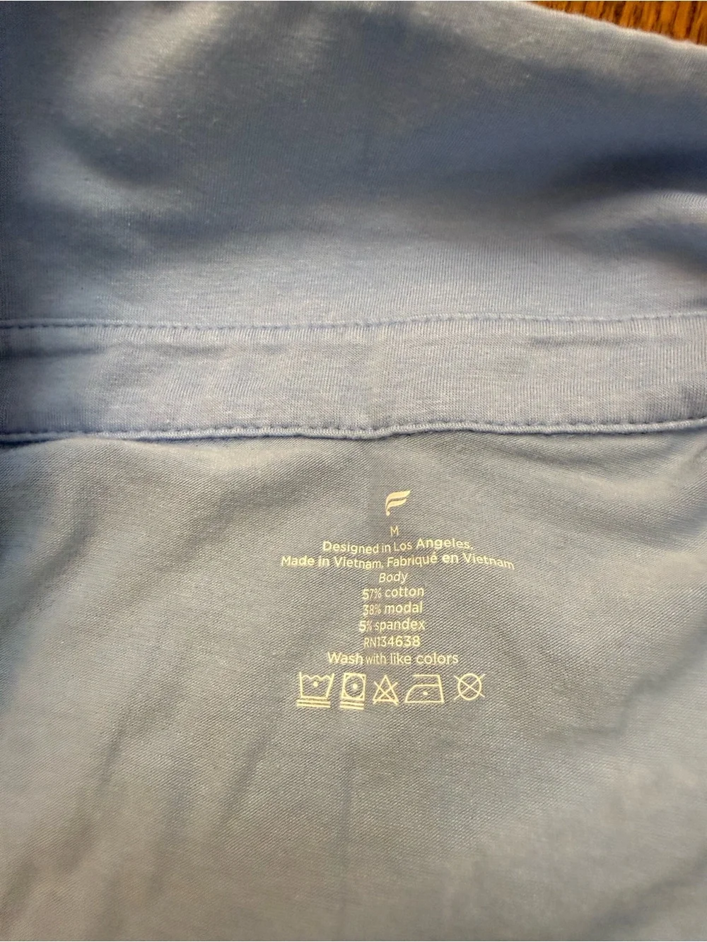 Fabletics Light Blue Men's Polo